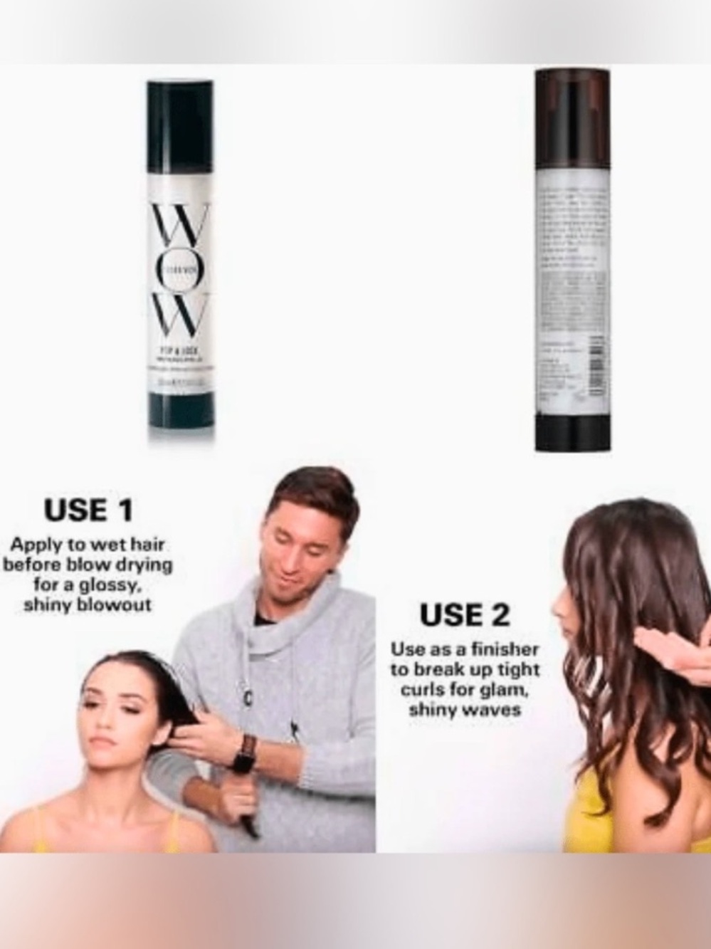 COLORWOW Pop & Lock High Gloss Finish Hair Serum 55 ml NEW! FULL SIZE! - Picture 4 of 6